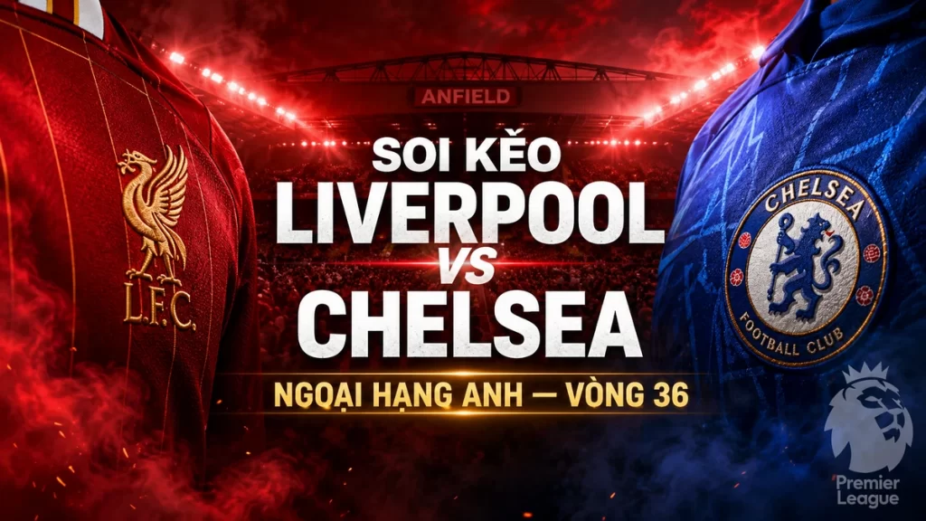Soi Kèo Liverpool vs Chelsea 09/05 - Nhận Định Ngoại Hạng Anh Vòng 36 Soi Kèo Liverpool vs Chelsea lúc 18h30 ngày 09/05